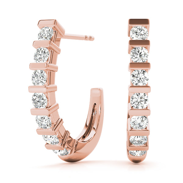 J-hoops Diamond Hoop · 0.36 ct tw