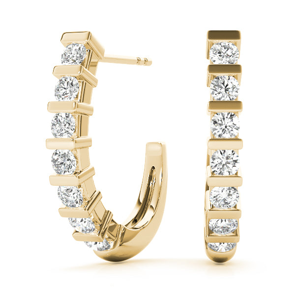 J-hoops Diamond Hoop · 0.70 ct tw