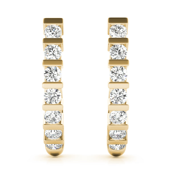 J-hoops Diamond Hoop · 0.36 ct tw