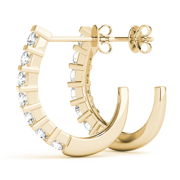 J-hoops Diamond Hoop · 0.70 ct tw