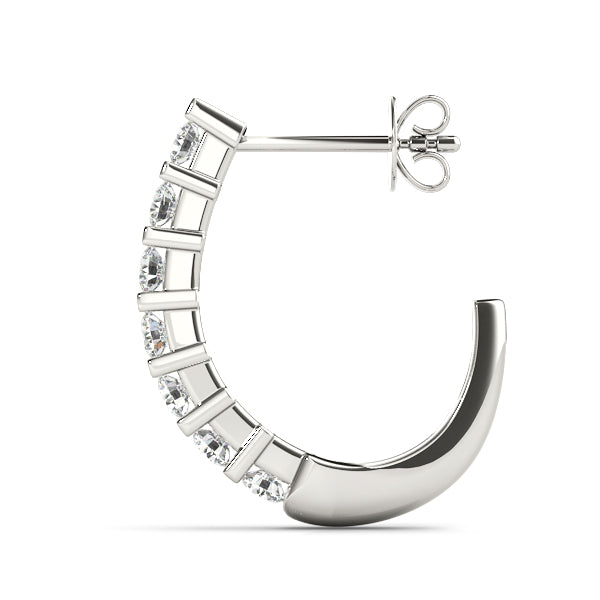 J-hoops Diamond Hoop · 0.36 ct tw
