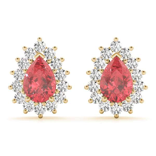 Pear Gemstone Earrings · 0.39 ct tw