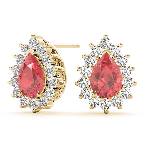 Pear Gemstone Earrings · 0.39 ct tw
