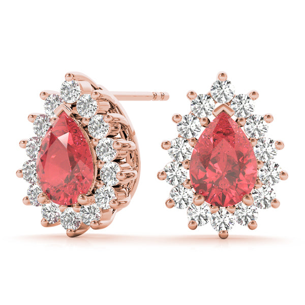 Pear Gemstone Earrings · 0.56 ct tw