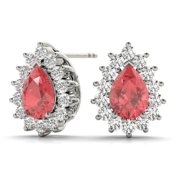 Pear Gemstone Earrings · 0.39 ct tw