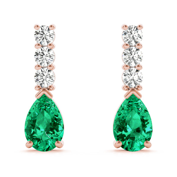 Pear Gemstone Earrings · 0.24 ct tw