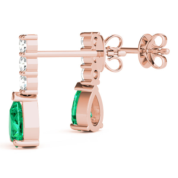 Pear Gemstone Earrings · 0.24 ct tw