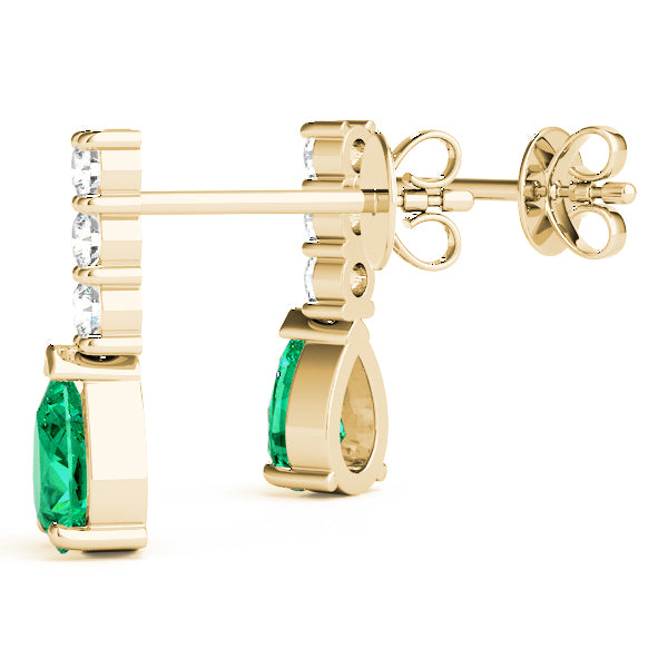 Pear Gemstone Earrings · 0.21 ct tw