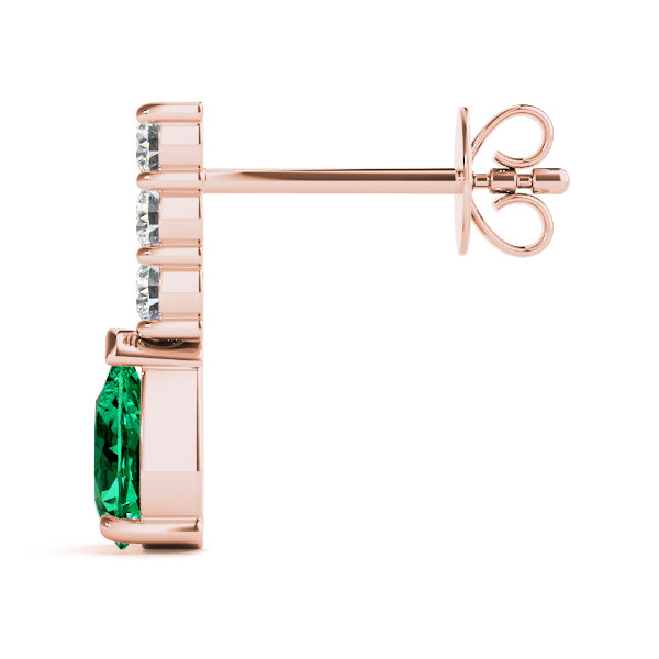Pear Gemstone Earrings · 0.24 ct tw