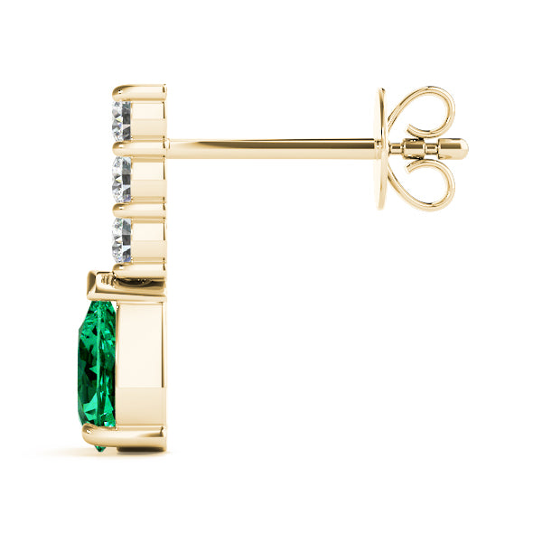 Pear Gemstone Earrings · 0.24 ct tw