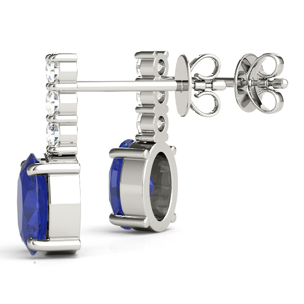 Oval Gemstone Earrings · 0.21 ct tw