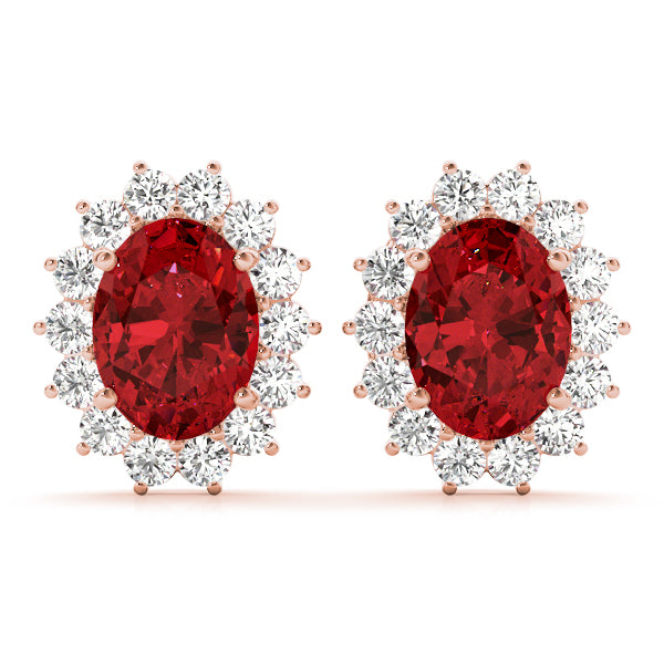 Oval Gemstone Earrings · 0.84 ct tw
