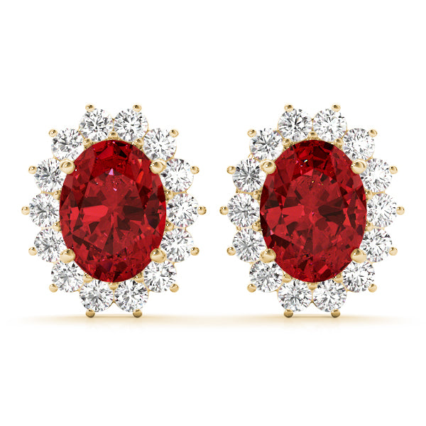 Oval Gemstone Earrings · 0.84 ct tw