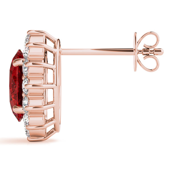 Oval Gemstone Earrings · 0.84 ct tw