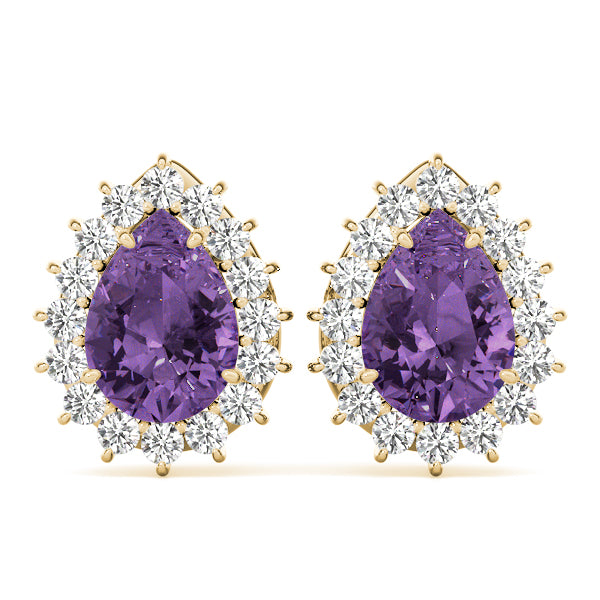 Pear Gemstone Earrings · 0.40 ct tw