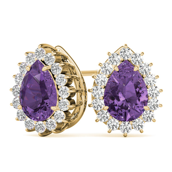 Pear Gemstone Earrings · 0.28 ct tw