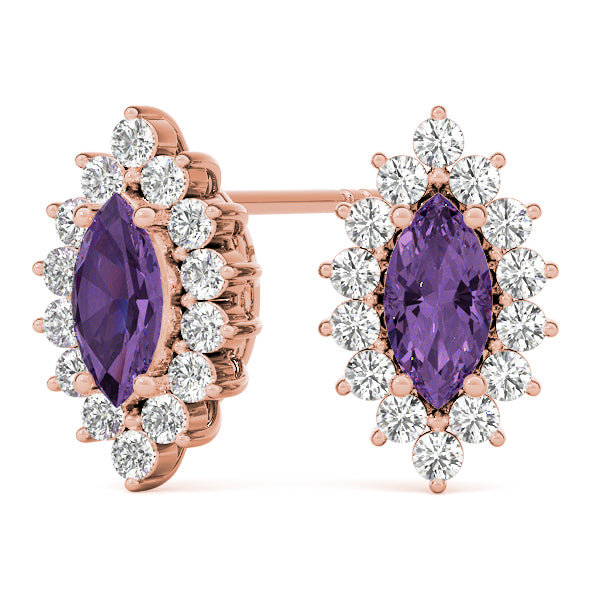 Marquise Gemstone Earrings · 0.32 ct tw