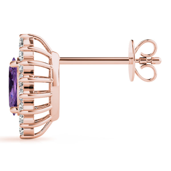 Marquise Gemstone Earrings · 0.20 ct tw