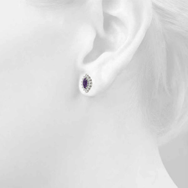 Marquise Gemstone Earrings · 0.32 ct tw