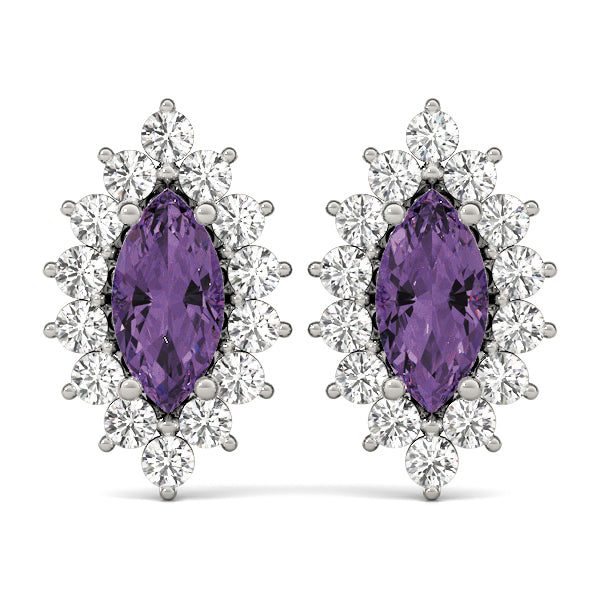 Marquise Gemstone Earrings · 0.32 ct tw
