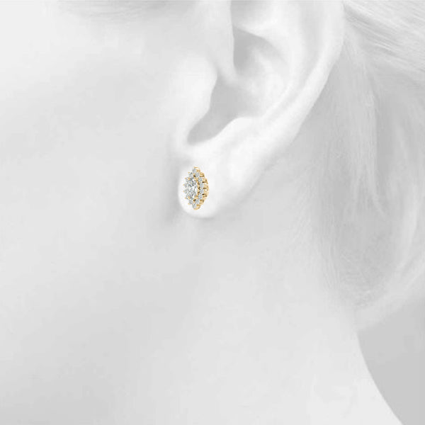 Marquise Gemstone Earrings · 0.32 ct tw