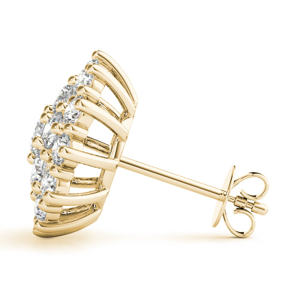 Cluster Diamond Earrings · 0.52 ct tw