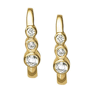 J-hoops Diamond Hoop · 0.50 ct tw