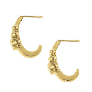 J-hoops Diamond Hoop · 0.50 ct tw