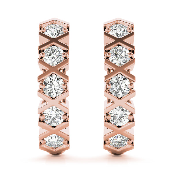 J-hoops Diamond Hoop · 0.50 ct tw