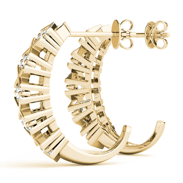 J-hoops Diamond Hoop · 0.50 ct tw