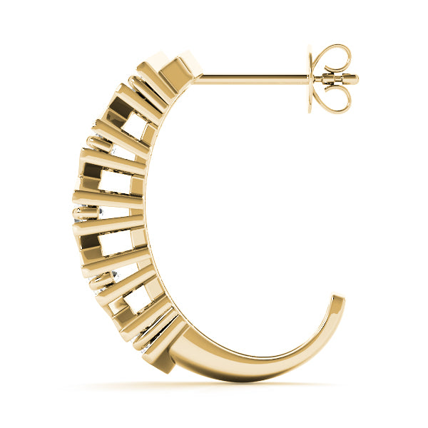 J-hoops Diamond Hoop · 0.50 ct tw