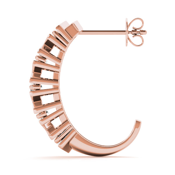 J-hoops Diamond Hoop · 1.00 ct tw