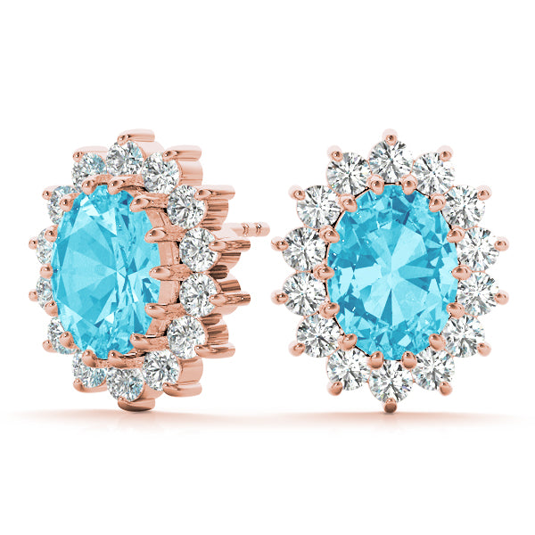 Oval Gemstone Earrings · 0.56 ct tw