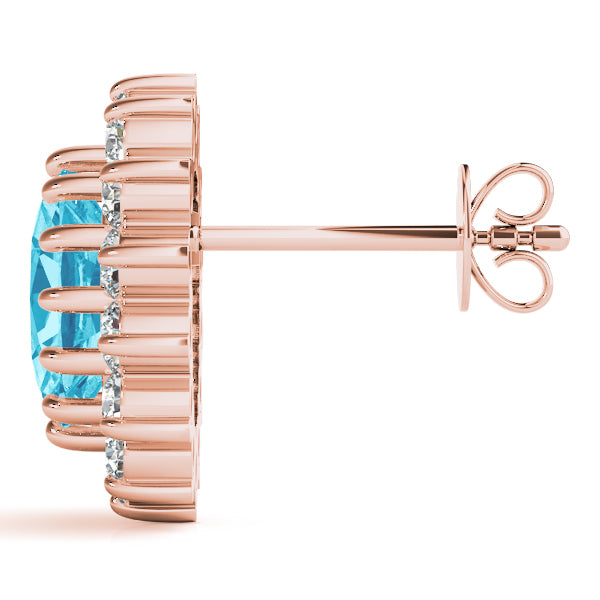 Oval Gemstone Earrings · 0.40 ct tw