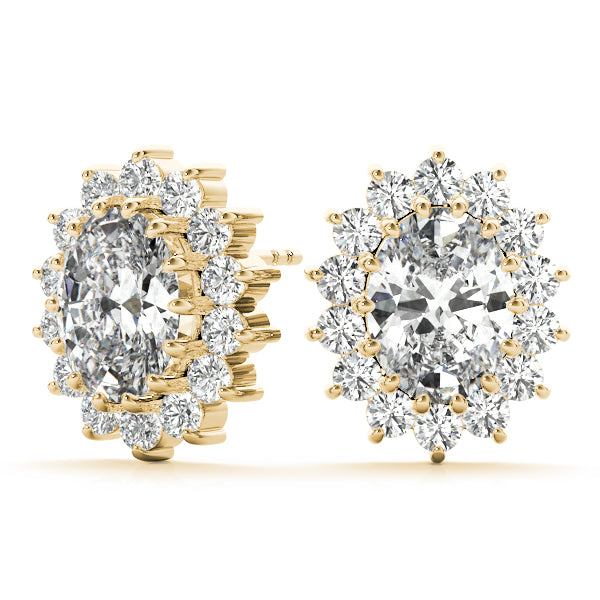 Oval Gemstone Earrings · 0.40 ct tw