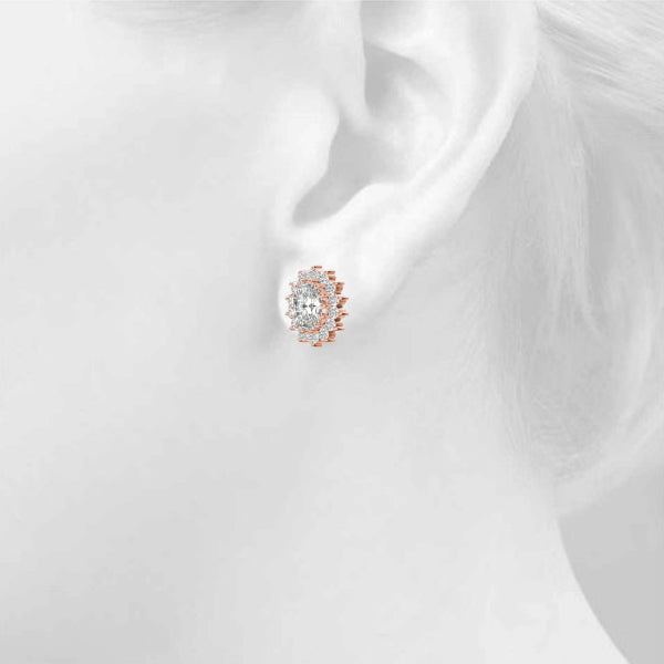 Oval Gemstone Earrings · 0.40 ct tw