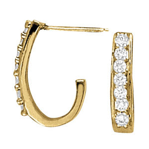J-hoops Diamond Hoop · 0.21 ct tw
