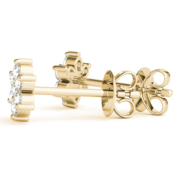 Cluster Diamond Earrings · 0.21 ct tw
