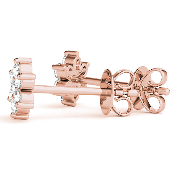 Cluster Diamond Earrings · 0.21 ct tw