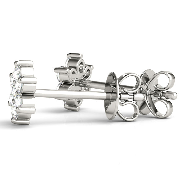Cluster Diamond Earrings · 0.21 ct tw