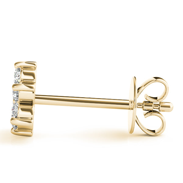 Cluster Diamond Earrings · 0.21 ct tw