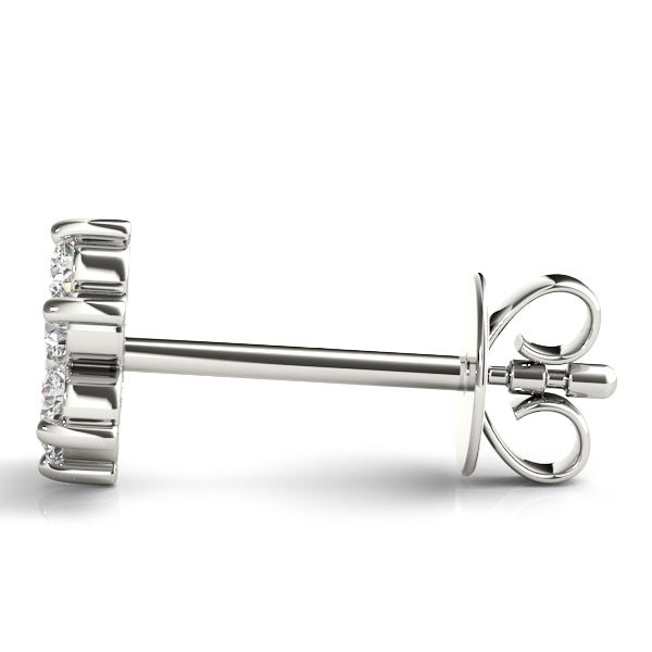 Cluster Diamond Earrings · 0.21 ct tw