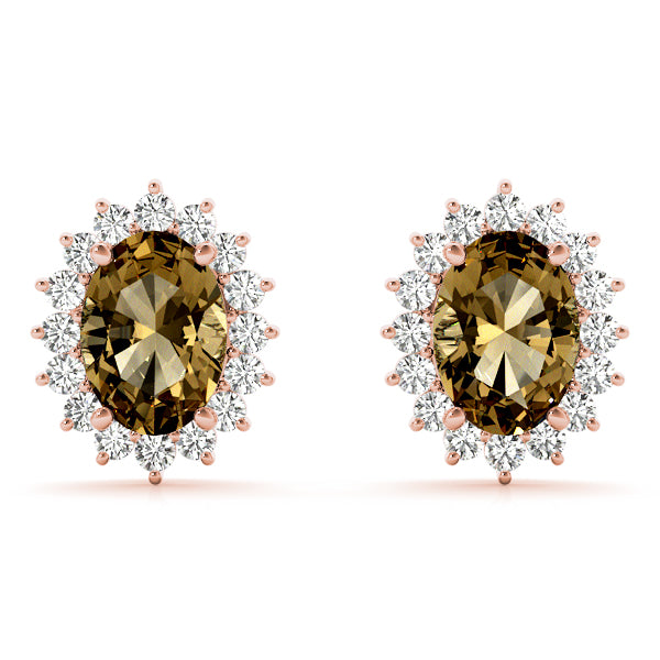 Oval Gemstone Earrings · 0.28 ct tw