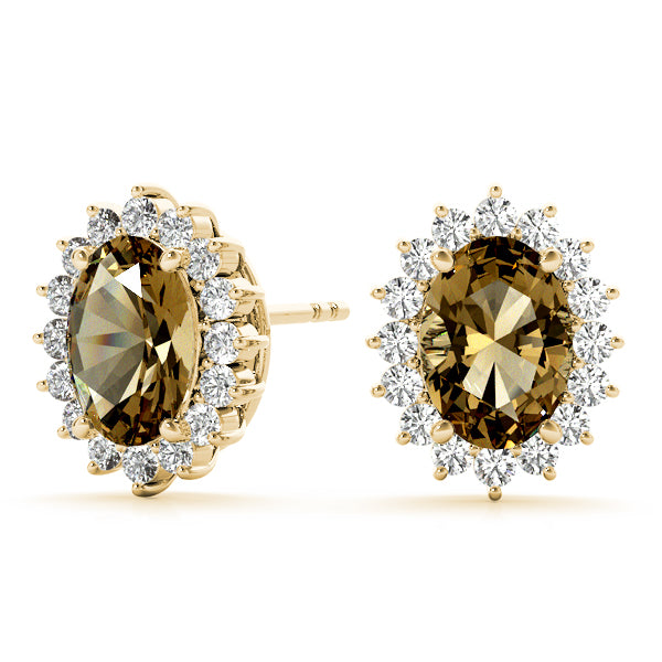 Oval Gemstone Earrings · 0.44 ct tw