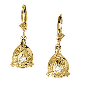 Round Single Stone Diamond Earrings · 0.10 ct tw