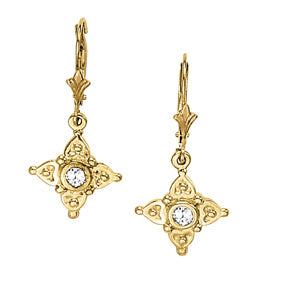 Round Single Stone Diamond Earrings · 0.20 ct tw