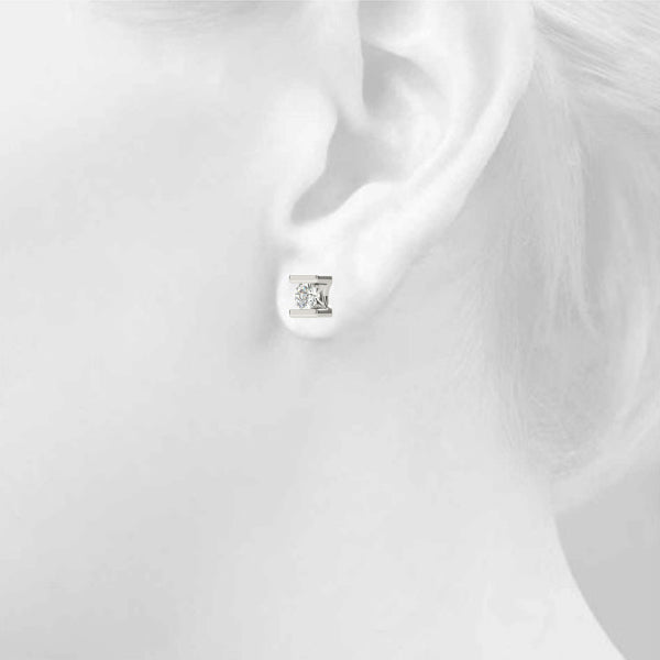 Single Stone Diamond Earrings · 0.66 ct tw