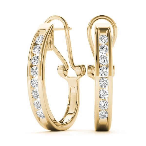J-hoops Diamond Hoop · 0.48 ct tw