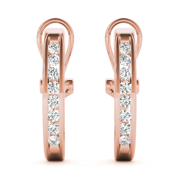 J-hoops Diamond Hoop · 0.48 ct tw