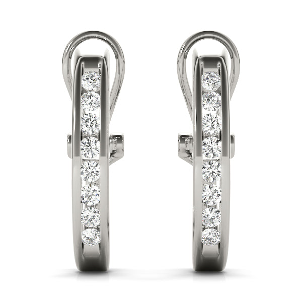 J-hoops Diamond Hoop · 0.48 ct tw